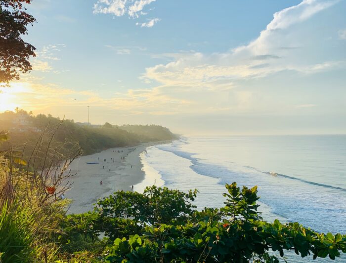 Varkala Town India